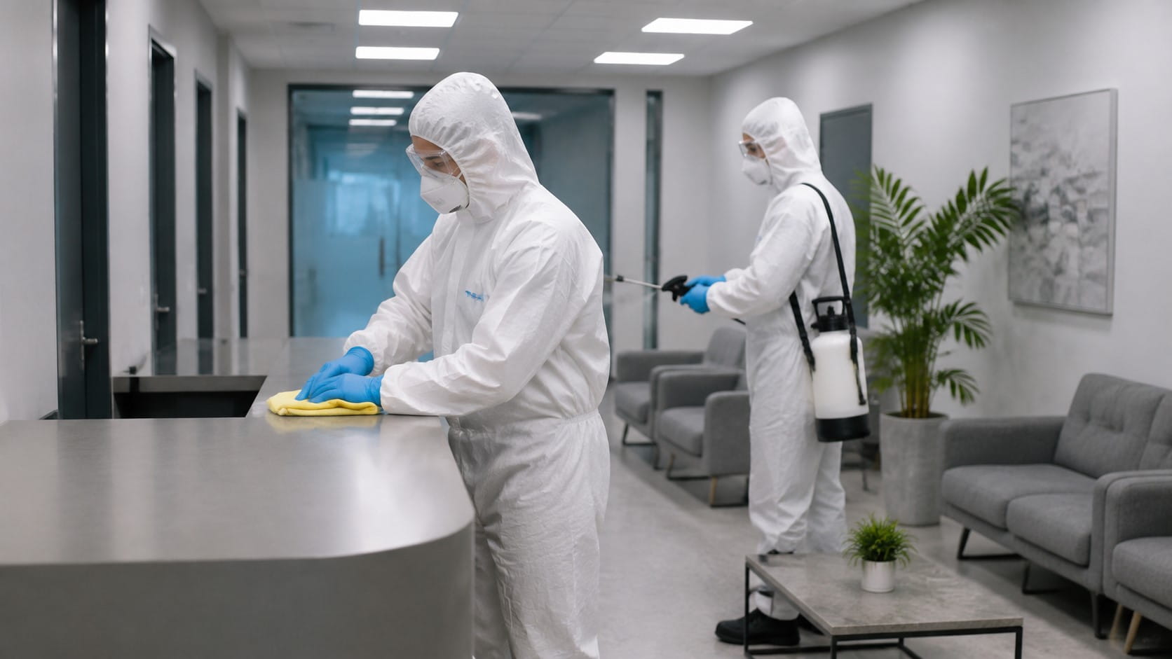 Дезинфекция хозяйственных помещений специалистами ДЕЗ-Комфорт